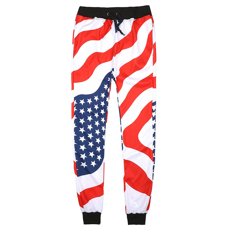 European and American Men's Sports Casual Pants, Sweatpants, Striped Pattern, Hip-Hop Fashion Jogging Pants, Cross-Border Supply, Dropshipping