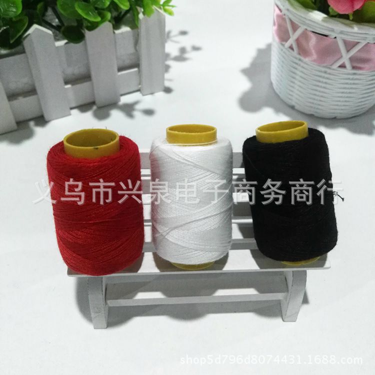 1달러 매장 노점 공급 소형 샤프트 파고다 실 재봉틀 실 3색 재봉실 작은 실 폴리에스터 실