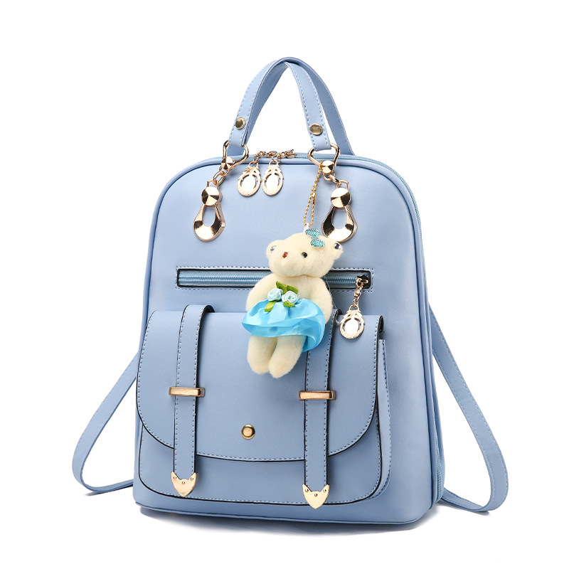 Backpack, capacious one-shoulder bag, 2023 collection, Korean style