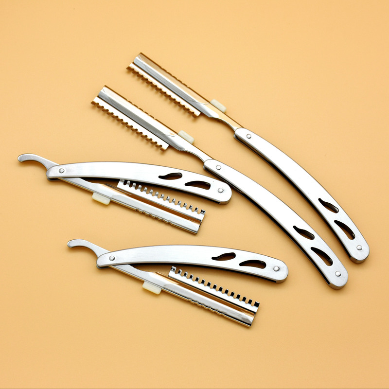 Manual razor Old-fashioned razor men's razor razor Barber knife eyebrow trimming knife knife holder