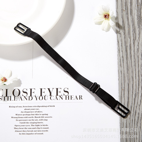 Underwear Anti-Slip Strap Bra Transparent Invisible Shoulder Straps for Women Anti-Slip Snap Fastener Model Elastic Anti-Shoulder Slippage Factory Wholesale