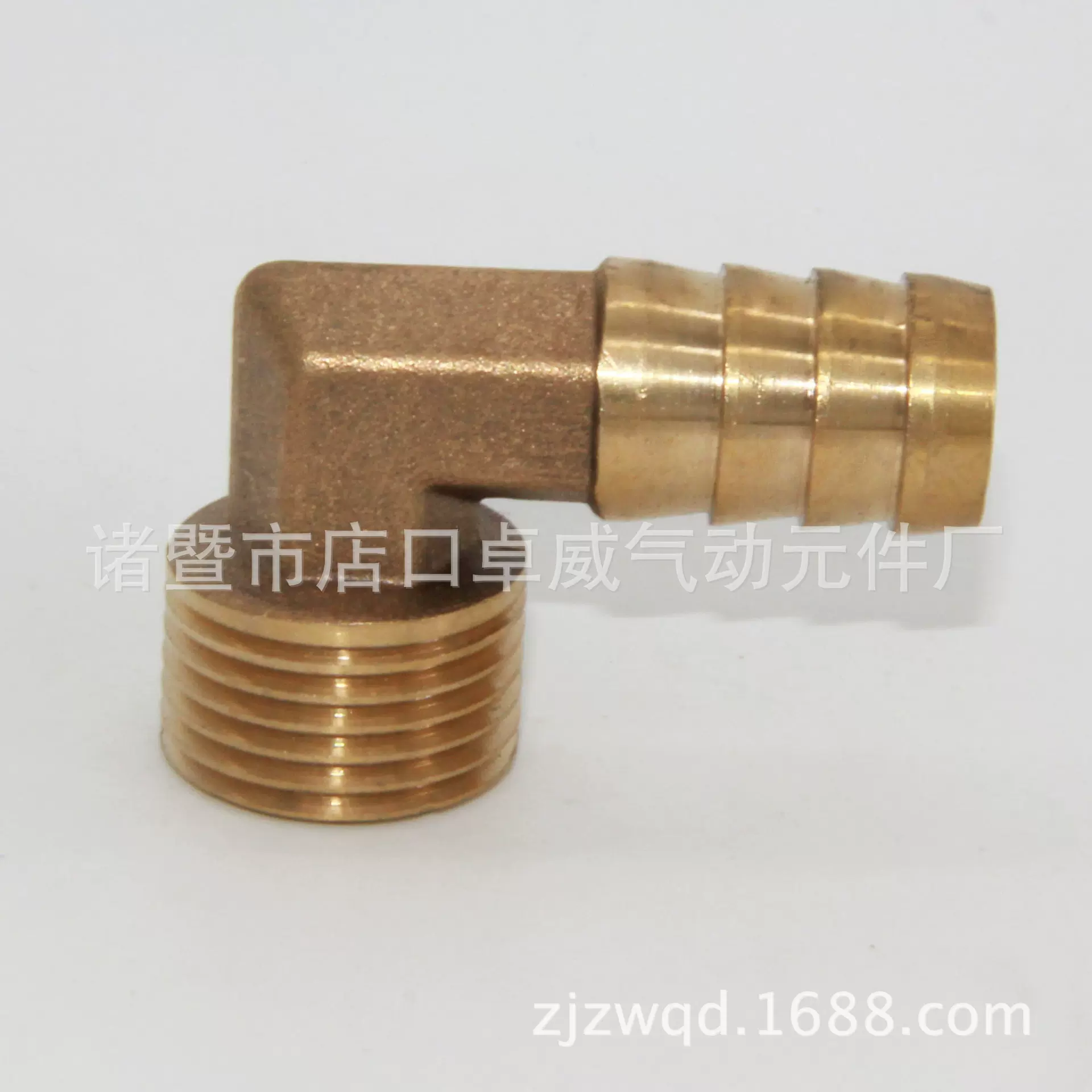 全铜外丝弯头宝塔直角宝塔气咀气动接头1分-6/2分-6/3分-6/4分-12