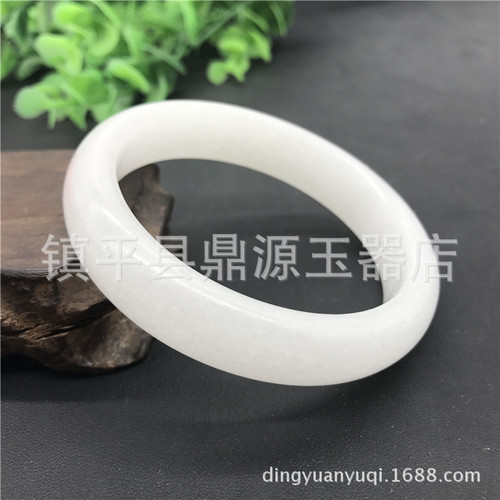 Sichuan Hanbaiyu Bracelet Manufacturer Carbonate Quality White Jade Set Bracelet Afghan White Jade Gift