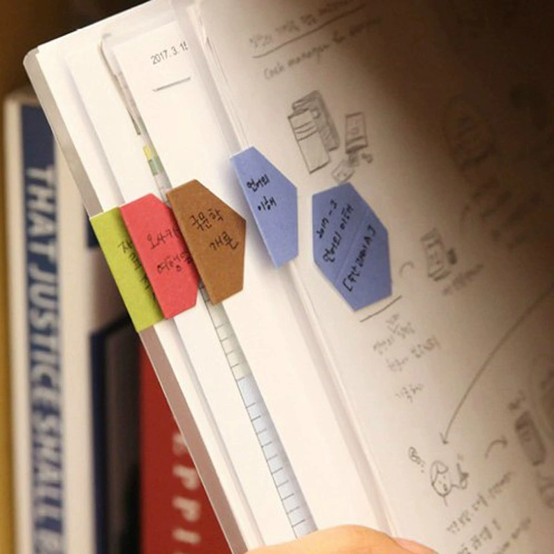 Бумажные индексные стикеры, маркировочные стикеры для студентов, стикеры для офисного планировщика, классификационные стикеры, удобные стикеры для запечатывания