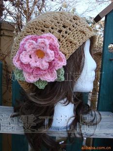 Wholesale supply wool hat hand hook hat crocheted hat, children crocheted hat small wholesale