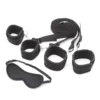 Black tape, sleep mask