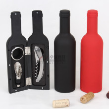 红酒套装热销红酒工具套装塑料小酒瓶ABS三件套多功能便携
