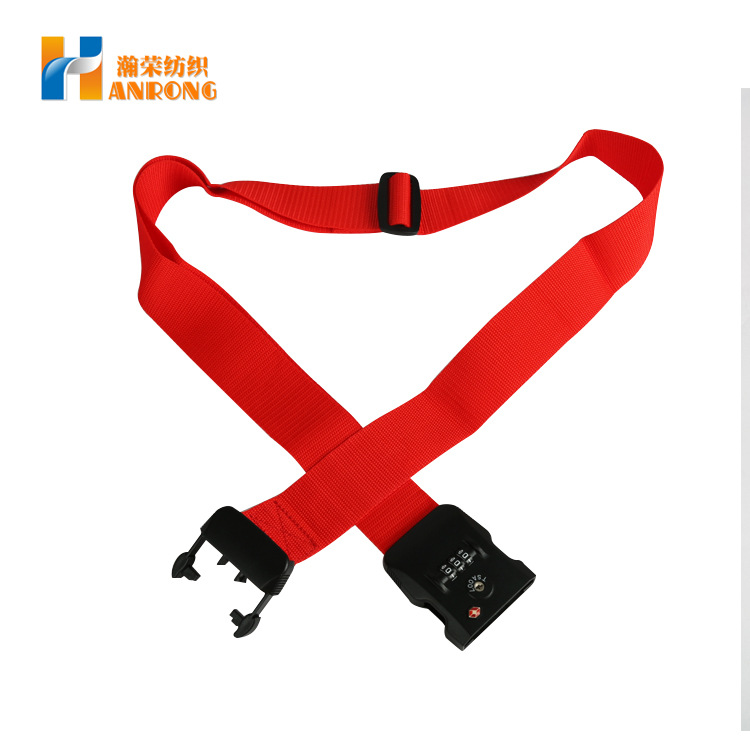 厂家批发十字固定弹力涤纶绑箱带 定 制批发旅行密码锁捆绑绑箱带