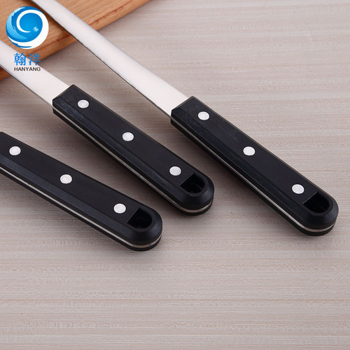 Stainless steel black pearl kitchenware cooking spoon and spatula set kitchen utensils stainless steel colander spoon spatula manufacturer wholesale