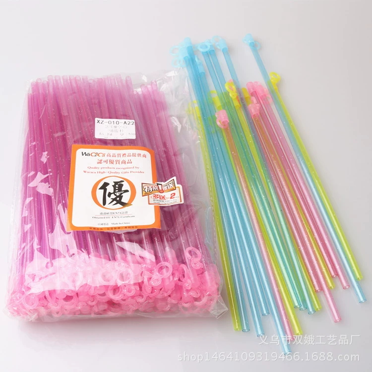 Флуоресцентный пластиковый портативный столб Середина осени фонарь бумажный фонарь ручка для игрушек Детские аксессуары для поделок Светодиодный портативный столб