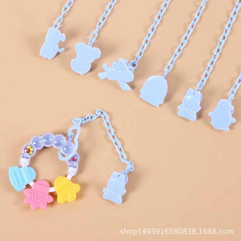 Пластиковая цепочка для соски зубная резинка цепь для соски зажим для соски цепь для соски детская силиконовая соска аксессуары производители оптом