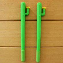 卡通软胶造型中性笔仙人掌植物创意签字笔韩国文具用品厂家批发