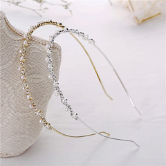 Korean fashion new fashion rhinestone headband headwear wholesale pearl-encrusted children's headband fashion rhinestone hair accessories for women