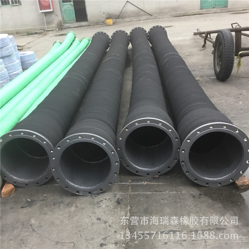 农业输水灌溉排涝用优质橡胶钢丝管大流量引水耐腐蚀抗老化橡胶管