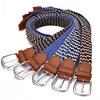 Universal woven elastic belt suitable for men and women, elastic waist, wholesale
