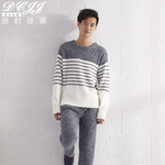 Бамбуковая пижама, мужской комфортный комплект