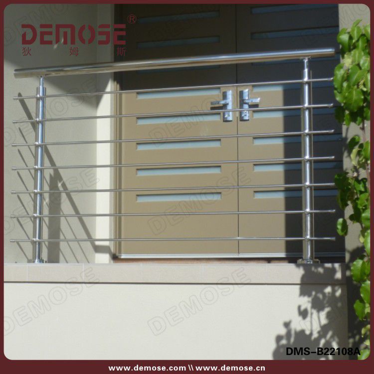 厂家直销 简易阳台拉丝栏杆 不锈钢拉丝栏杆 不生锈坚固栏杆