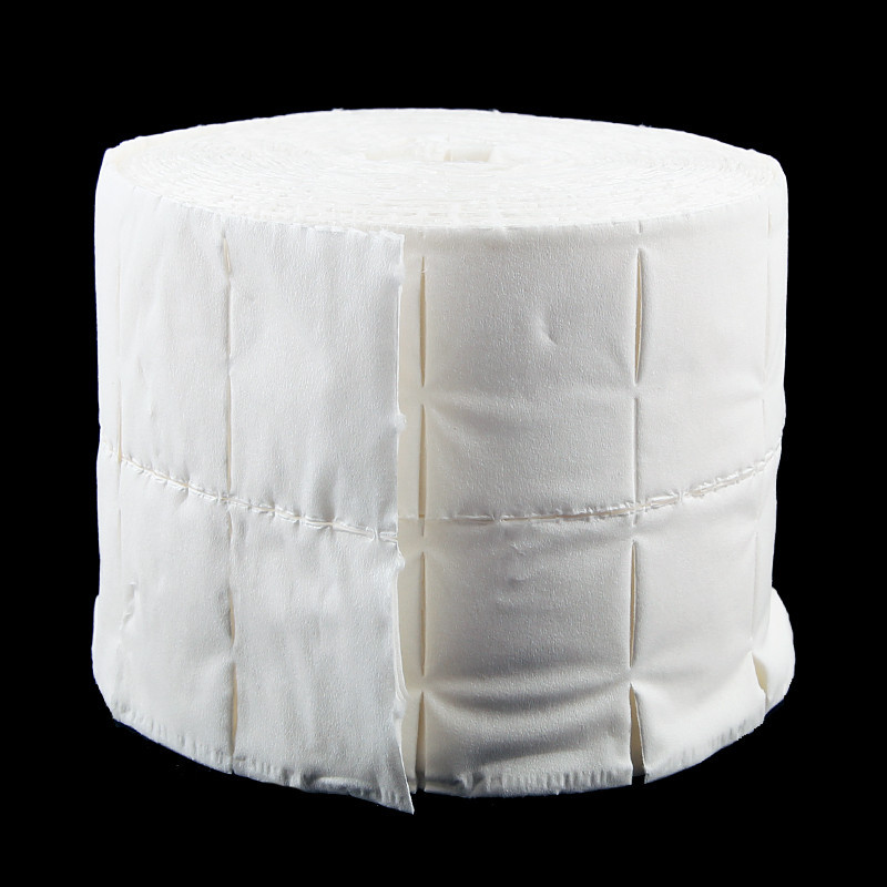 Nail Art 500 piezas de papel de rollo removedor de esmalte de uñas lavado de tejidos gel de limpieza de papel de algodón herramienta desechable de una sola pieza de uñas