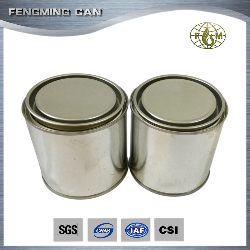 圆形溶剂铁罐 小号撬盖油漆/涂料/化工金属包装瓶 马口铁罐头