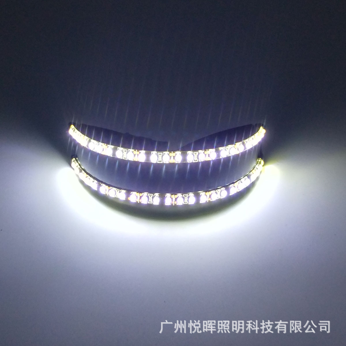 Gafas luminosas gafas LED traje etapa apoyos discoteca cantante intermitente LED gafas 12V masculino y femenino cantante