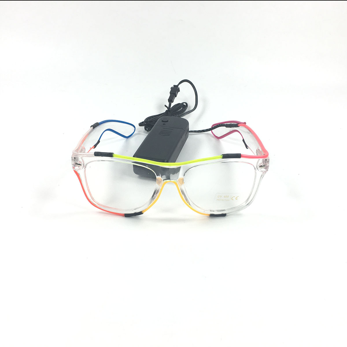 Multi-color el gafas luminosas vacaciones celebración cumpleaños boda fiesta danza noche alegría apoyos ventas directas de la fábrica