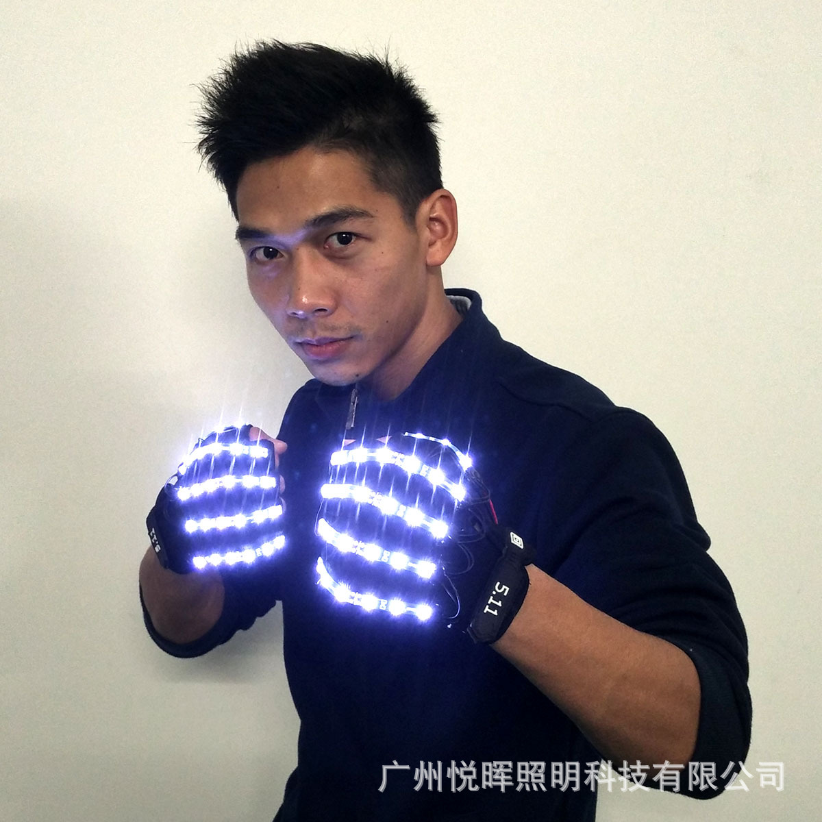 Guantes luminosos rendimiento de la etapa Barra de rendimiento bajo precio con luz LED ropa luminosa gafas LED 12V guantes láser