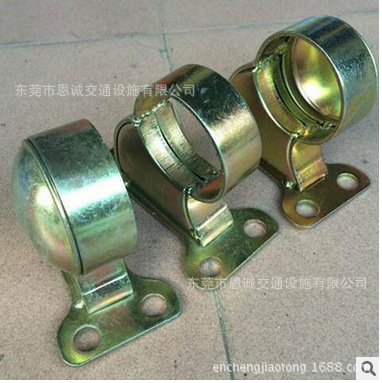 江西停车场钢管专用铸铁底座批发惠州钢管档轮杆彩钢挡车器座子