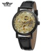 winner Men's mechanical retro mechanical watch for leisure