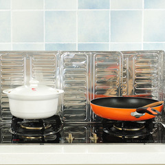 Kitchen supplies gas stove aluminum foil oil baffle, oil-proof aluminum foil cooking insulation, anti-splash oil baffle
