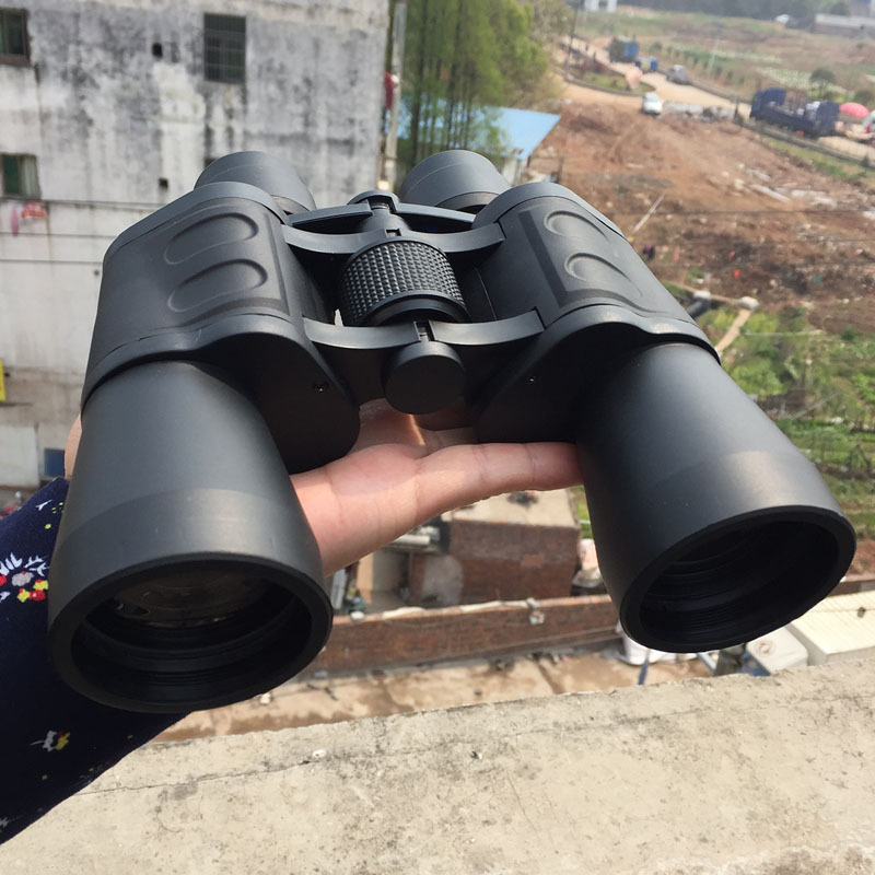 20x50二指印皮双筒望远镜户外望远镜高清高倍望远镜