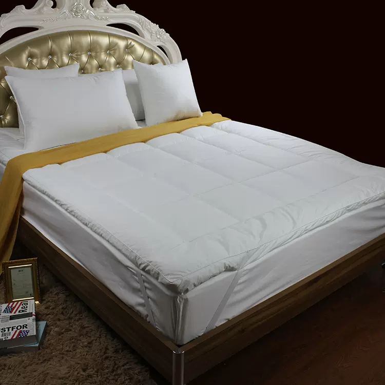 宾馆酒店民宿床上用品保护垫加厚褥子羽丝绒床护垫厂家批发