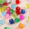 8-12mmdiy handmade beaded materials beads Sanzhu wholesale acrylic transparent bead transparent square beads