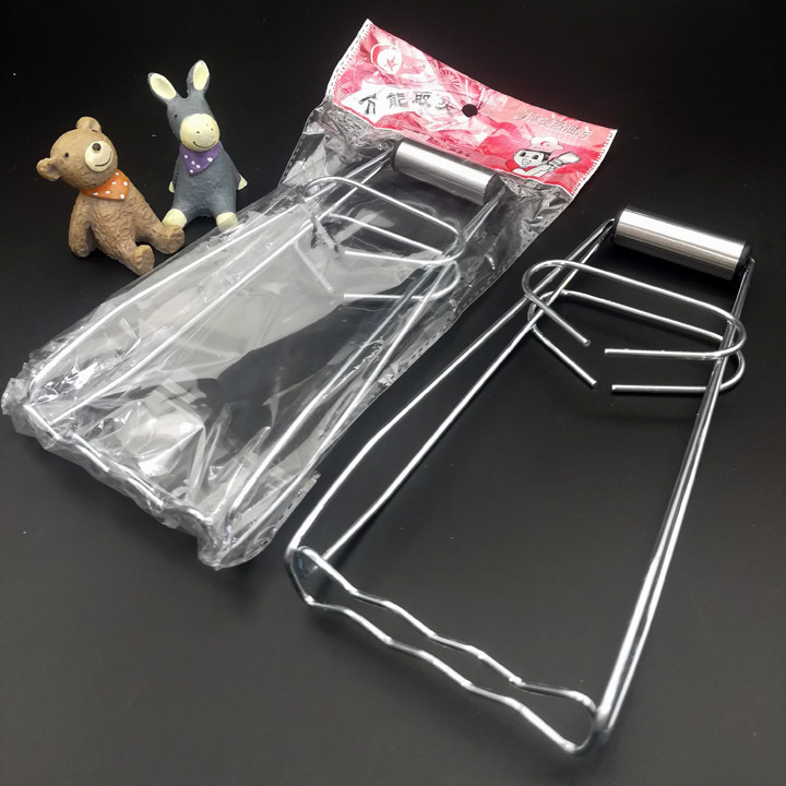 D1143 clip de cazuela soporte de placa de acero inoxidable clip anti-escaldadura clip de tazón artefacto cazuela necesidades diarias tienda de dos yuanes