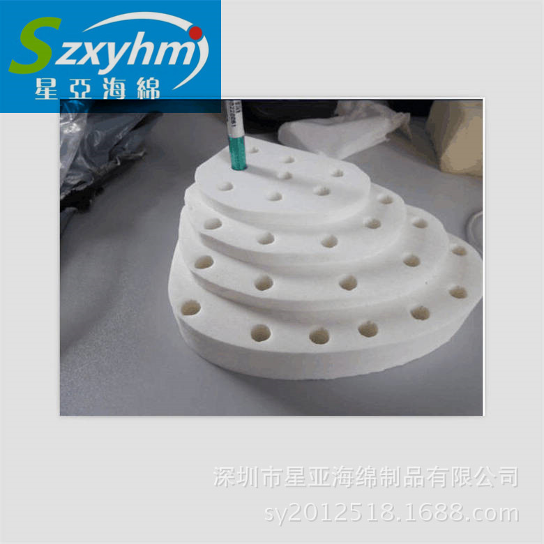 高弹EVA工具盒内托 防震防静电海绵 高密度精确冲压海绵内衬包装