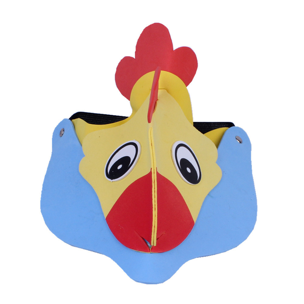 Día del niño Eva sombrero para el sol actividades entre padres e hijos dibujos animados animal tocado doce tocado del zodiaco