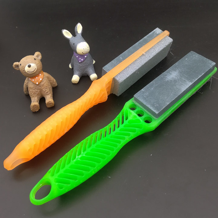 E1135 mango afilador de cuchillo de mano afilador de cuchillo de mano de uso diario tienda de departamentos binaria suministro al por mayor