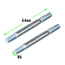 GY6 ��������������˫ͷ��˿ ��׼����˿ ��ǿ�ȷ�������˿ M6x66
