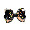 Cartoon hairgrip with bow, children's hair accessory, halloween, wholesale