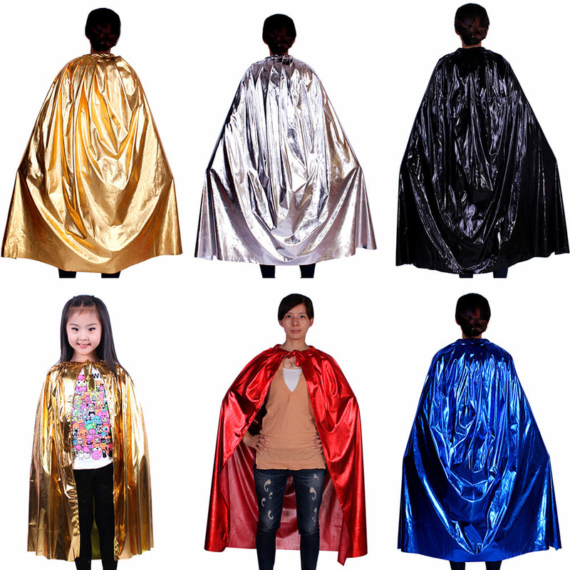 160g Halloween Ghost Festival Costume Cloak Death Witch Cloak Adult Bright Cloth Red Cloak Cloak