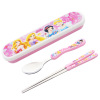 Disney, tableware for feeding, set stainless steel, chopsticks, cute spoon, “Frozen”