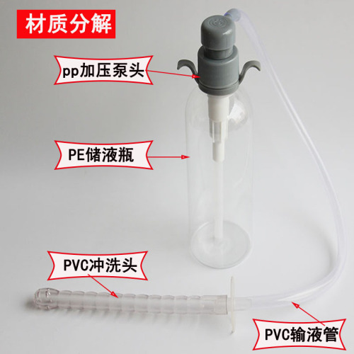 Portable manual pressurized vaginal cleanser, vaginal cleanser, female vaginal cleanser, irrigator