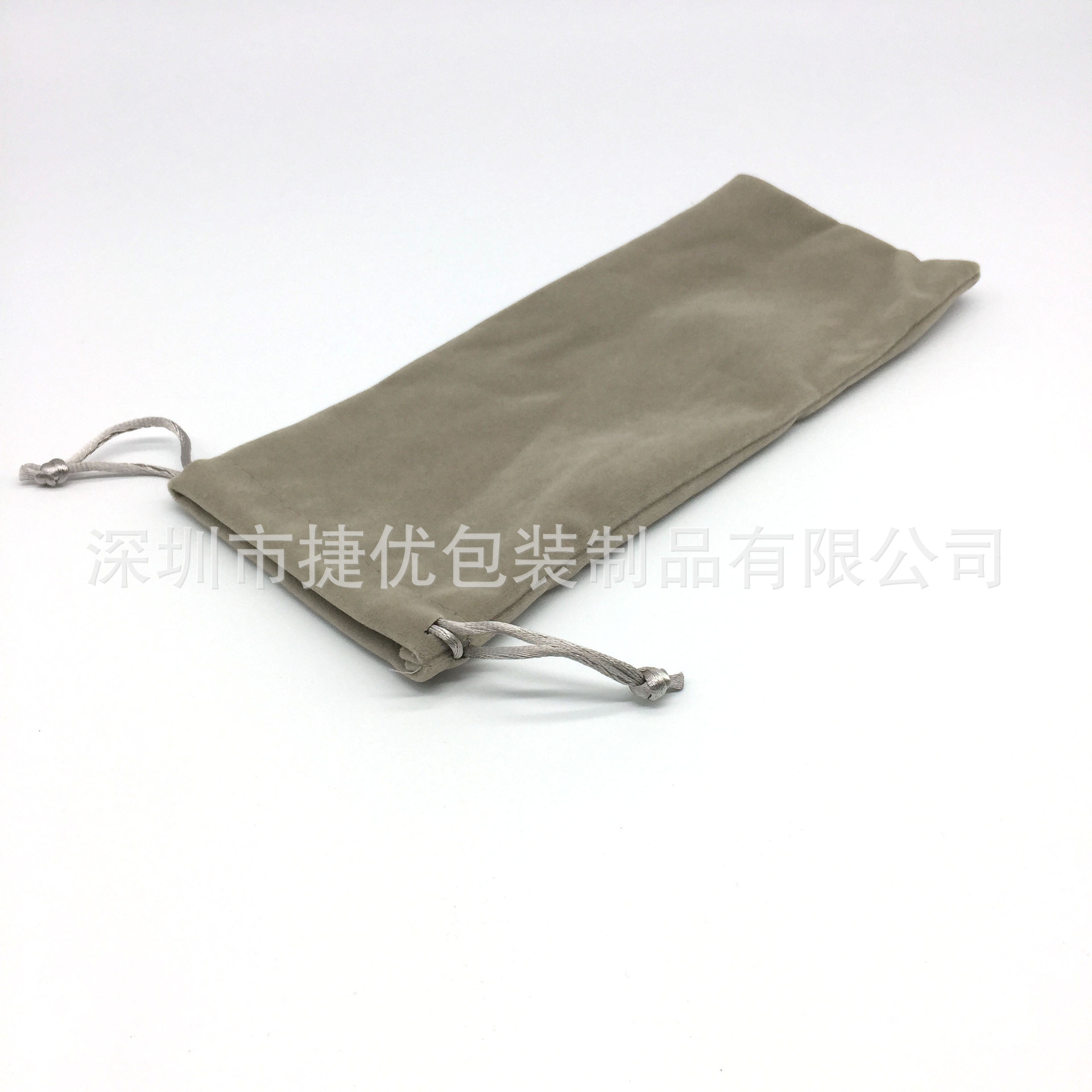 厂家供应电子产品收纳袋   拉绳束口绒布袋 小饰品布袋 可印LOGO