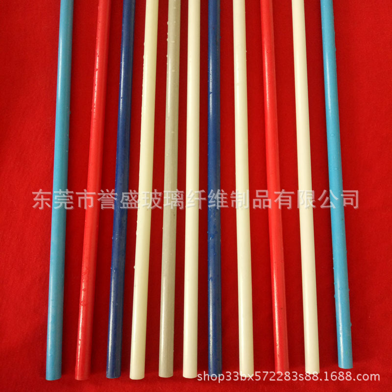 厂家批发环保玻璃纤维棒 玻纤棒耐高温高弹性玻璃纤维杆