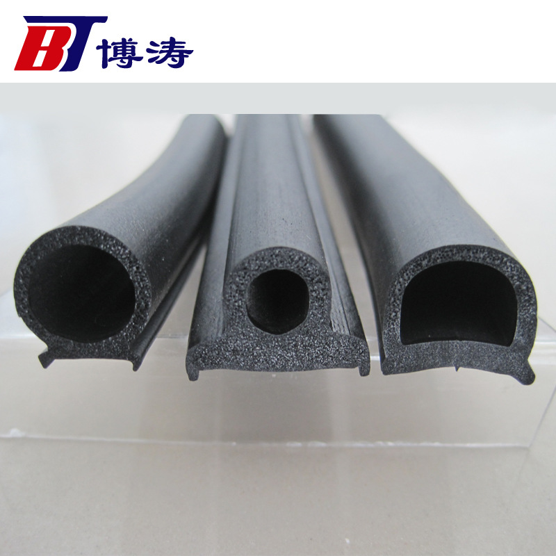 供应EPDM发泡D型密封条 海绵D型密封条 D型空心胶条 D型实心胶条