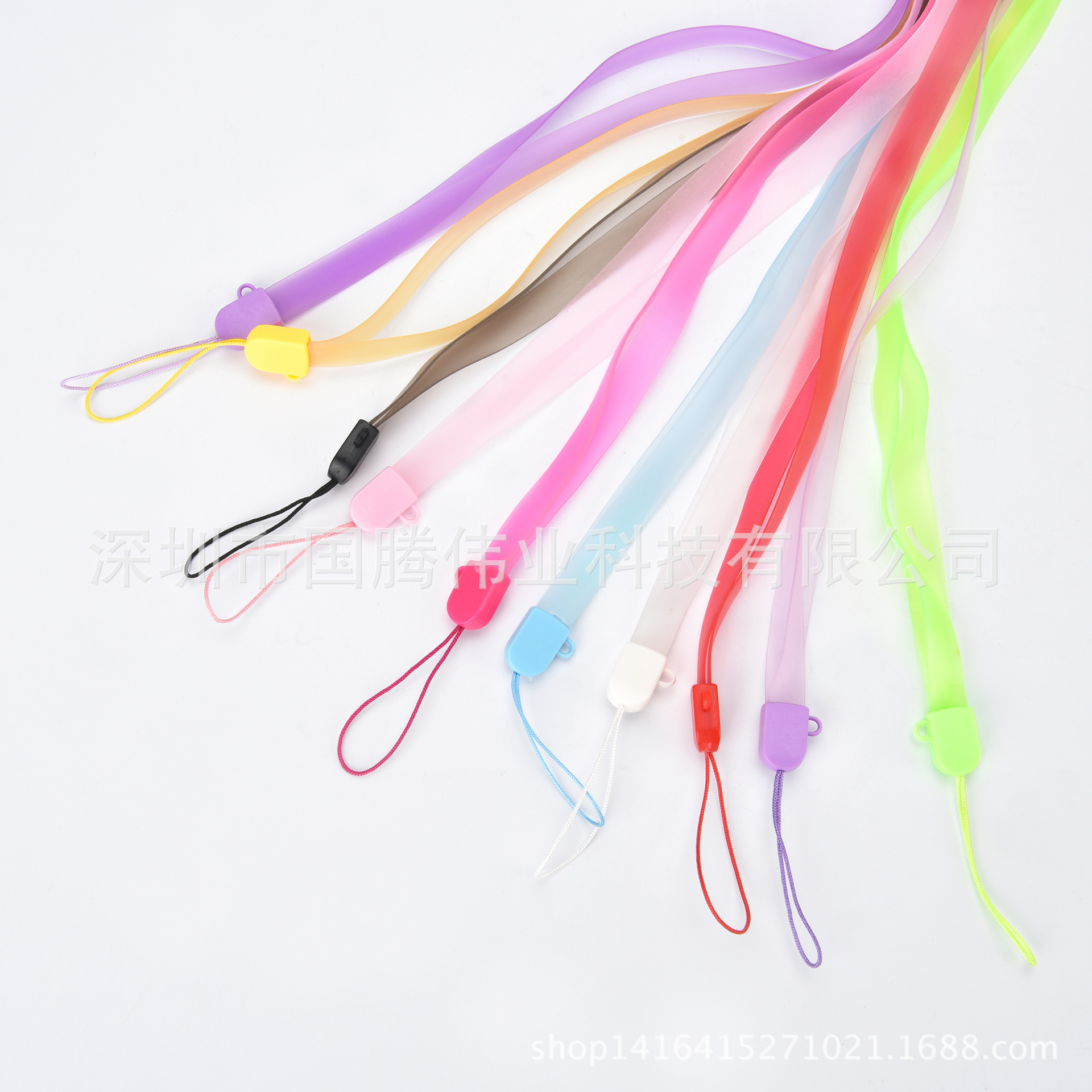 Transparent silicone strap PVC