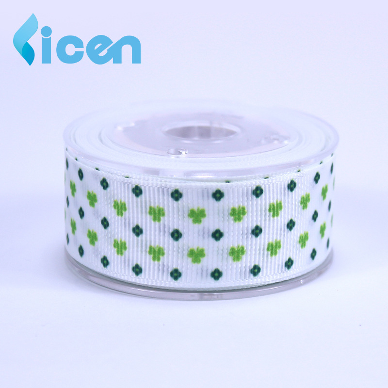 2.2CM threaded ribbon St. Patrick's Day series decorative ribbon heat transfer webbing ribbon ribbon 4