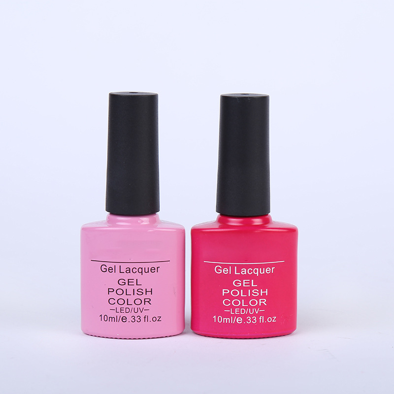 UV电镀印字玻璃小瓶 化妆品分装瓶新款指甲油瓶甲油胶瓶厂家直供