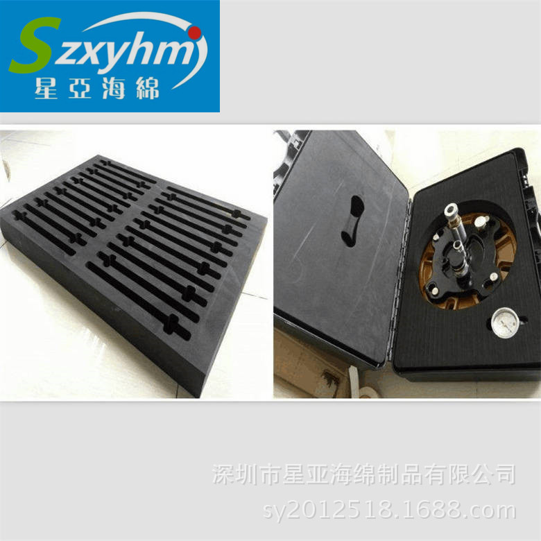 EVA高密度泡棉板材 防撞减震工具箱内衬加工 高档礼盒护肤品内胆