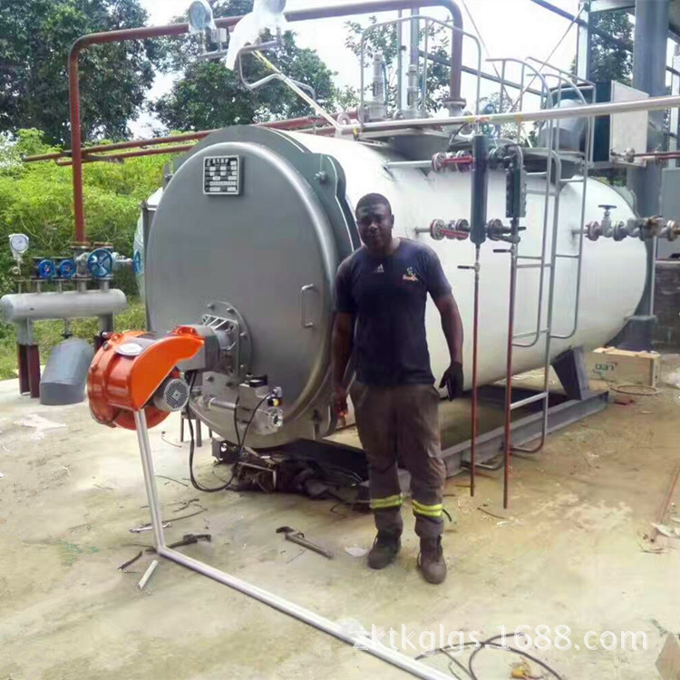 厂家直销 WNS卧式1吨燃气蒸汽锅炉价格 河南太康工业锅炉制造商