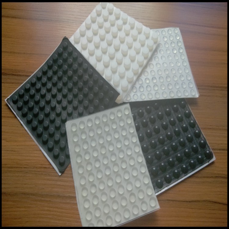 供应圆柱型8.5*3.5透明硅胶防滑垫 透明玻璃胶垫 缓冲减震橡胶脚